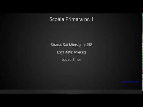 Scoala Primara nr. 1 Miersig