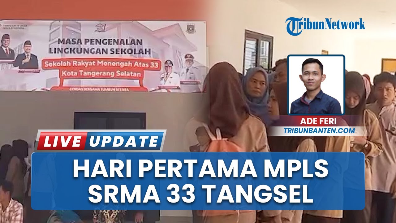 Suasana Hari Pertama MPLS Sekolah Rakyat Menengah Atas 33 Tangerang Selatan