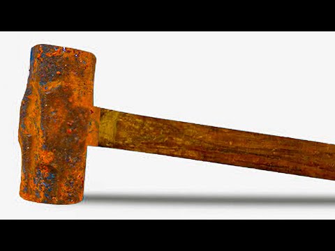 Rusty Sledge Hammer Restoration