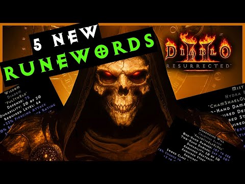 Diablo 2 Resurrected - New Runewords Ladder 2.4