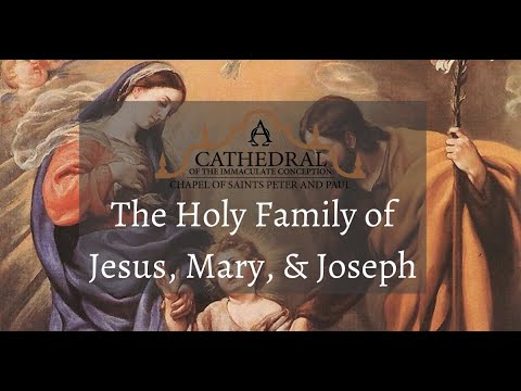 Click to Watch the Celebrate Sunday Mass - FEAST OF THE HOLY FAMILY - 12.26.21 video