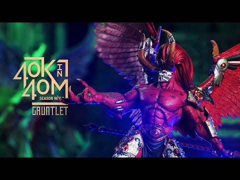 The Daemon Primarchs Fight! Death Guard vs Thousand Sons.Warhammer 40k in 40m