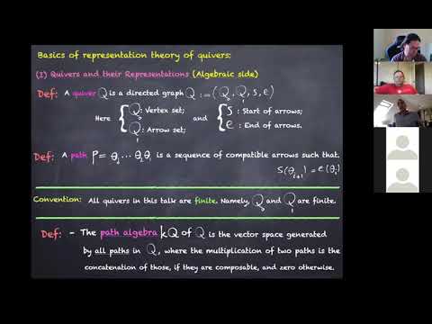 Moduli spaces of quiver representations and an open conjecture, by Kaveh Mousavand