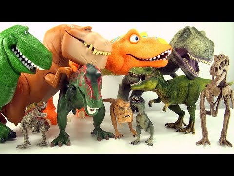 10 terrifying tyrannosaurus toys - Dinosaur collection of Tyrannosaurus Rex - T-Rex toys for kids