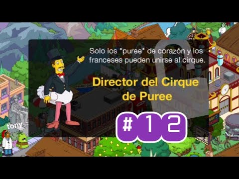 Los Simpson Springfield "Cirque'22: Capítulo 12 - El Director del Circo de Puree" por Tony