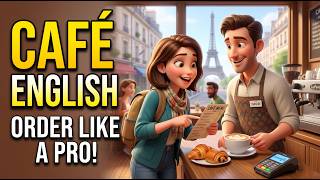 Order Coffee in English  Real Paris Café Conversation for Beginners