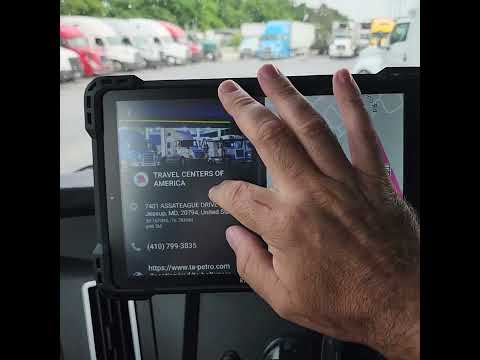 Rand McNally TND 1050 review from truck driver
