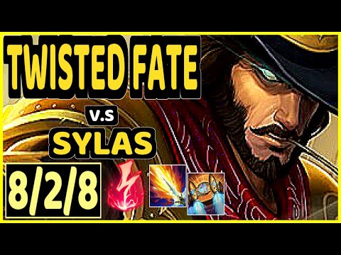 TWISTED FATE vs SYLAS - 8/2/8 KDA MID GAMEPLAY - EUW Ranked DIAMOND