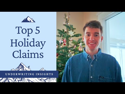 Underwriting Insights: The 5 Most Common Holiday Claims