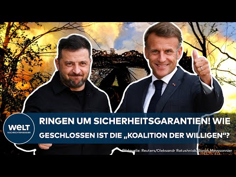 Video Thumbnail: UKRAINE-KRIEG: Selenskyj in Paris! "Koalition der Willigen" berät über Sicherheitsgarantien