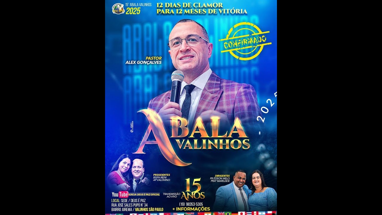 15º ABALA VALINHOS 2025 | PR. ALEX GONÇALVES