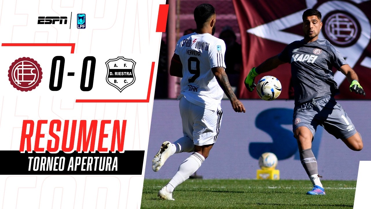 RESULTADO EN SILENCIO EN LA FORTALEZA | Lanús 0-0 Deportivo Riestra | RESUMEN