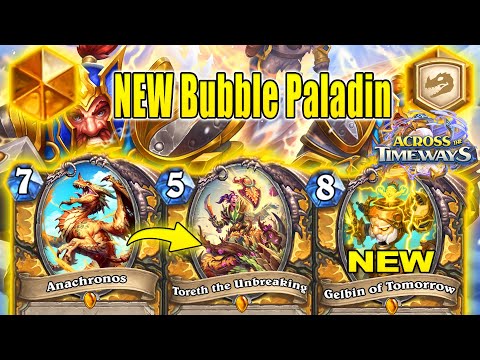 81% Winrate Bubble Paladin Deck To Craft After Nerfs Patch At Across the Timeways | Hearthstone