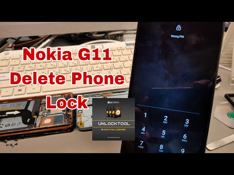 Nokia G11 (ta-1401), Delete Screen Lock and Remove Google Account.