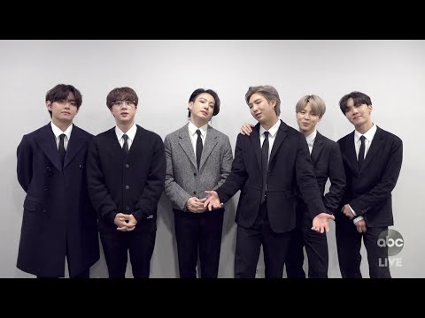 BTS Wins Favorite Duo or Group - Pop / Rock - The American Music Awards