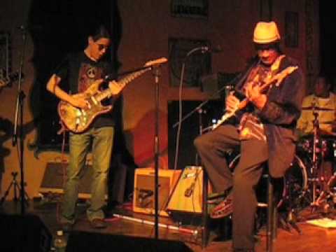 The Blues Legend and the Blind Kid. (Hubert Sumlin & Conrad Oberg)