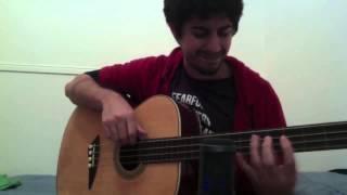 Video thumbnail for Dean EAB Fretless Acoustic Bass Test Drive by Guane
