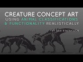 Creature Concept Art Using Animal Classifications Functionality Realistically