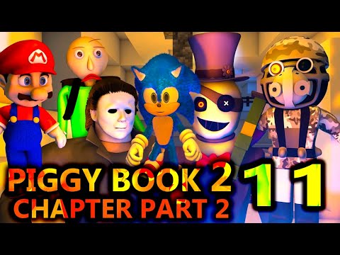 CraftTastic - PIGGY BOOK 2 CHAPTER 11 MICHAEL MYERS vs SONIC & BALDI ROBLOX CHALLENGE Minecraft Animation Story 2