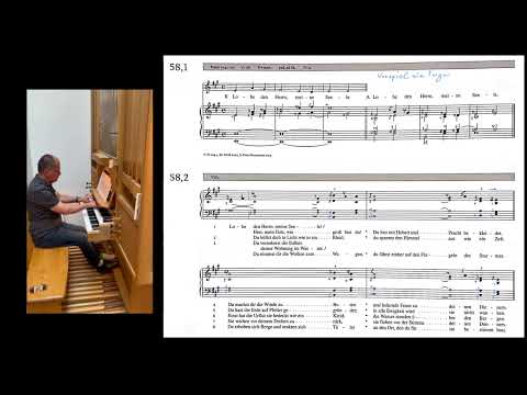 Gotteslob 58,1 und 58,2 Lobe den Herrn meine Seele mit Psalm 104, Übungversion mit kleinen Fehlern