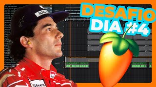 Dia 4 - Beat SENNA TRAP Sampleado no FL Studio 24 - Desafio Fazendo BEAT TODO DIA