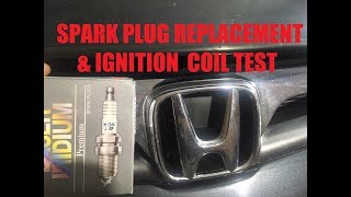 Spark Plug Replacement and Test the Ignition Coils on a Honda Accord