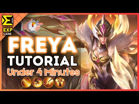 4-Minute Freya Tutorial in the EXP Lane || (MLBB S36) 2025