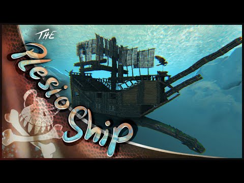 Ark Survival Evolved - Plesiosaur Platform Saddle - Plesiosaur Ship Build (No Mods)