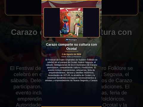 Carazo comparte su cultura con Ocotal