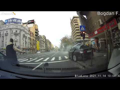 Nieudana ucieczka. Wypadek BMW w Rumunii