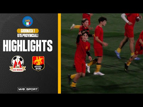 Messina vs. Messina Sud (Under-15 Provincial Championship - Messina - Matchday 1)
