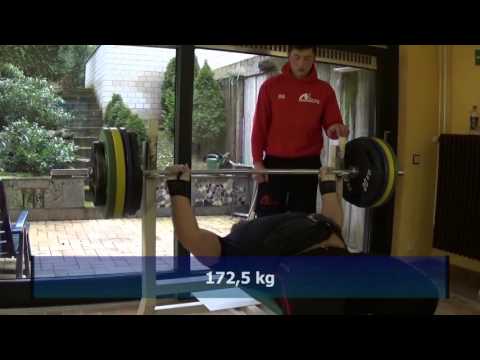 Raw Bench Press 172,5 kg X 5 tekrar