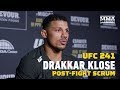 UFC 241: Drakkar Klose Calls Out Gregor Gillespie: ‘No One Wants To Fight Him, I'll Fight Him’