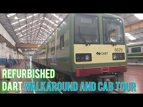 Inchicore 175th Anniversary REFURBISHED DART 8629/8630 Walk around and cab tour 7/5/2022