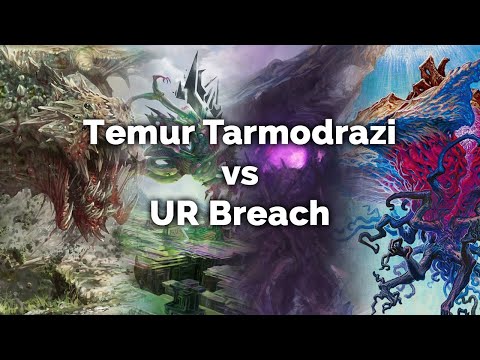 MTG Modern: Temur Tarmodrazi vs UR Breach - Magic: The Gathering gameplay on Xmage