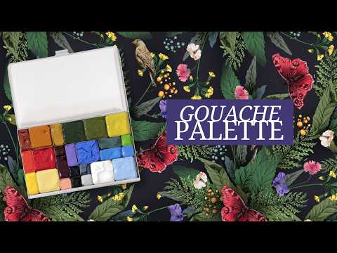 Creating the Perfect Botanical Paint Palette | 🎨 Art Toolkit Essentials