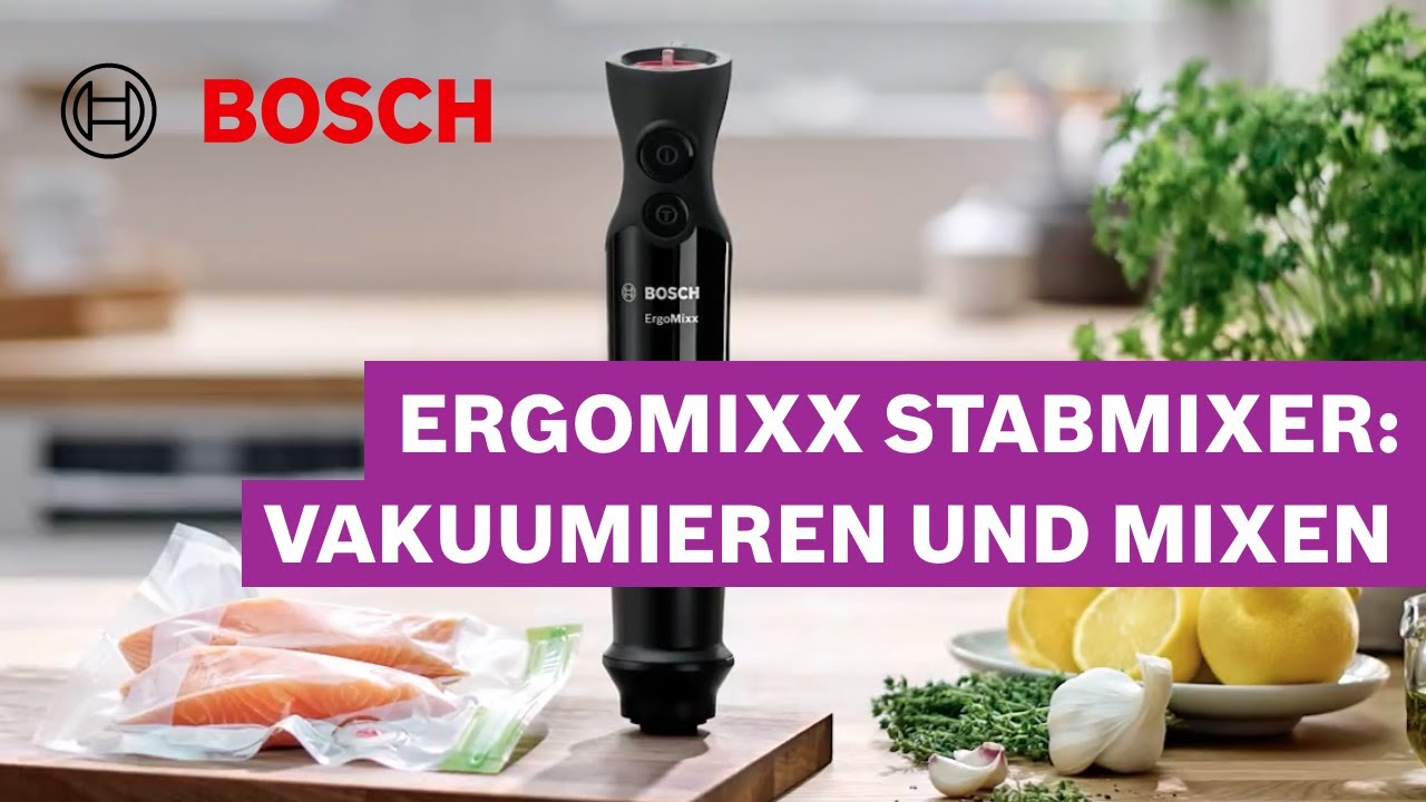 Bosch Mixeur plongeant Ergo Mixx MS6CB61V1 Noir