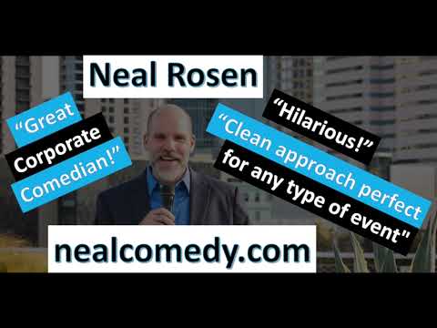 Promotional video thumbnail 1 for Neal Rosen - Standup Comedian (clean)