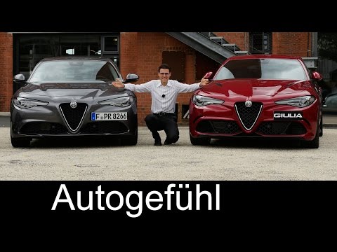 Alfa Romeo Giulia Super & Quadrifoglio FULL REVIEW test driven all-new neu 2017