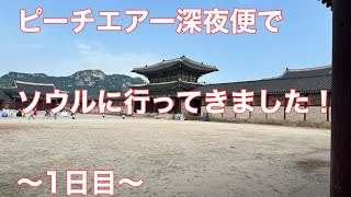 ピーチエアー深夜便でソウルに行って来ました!