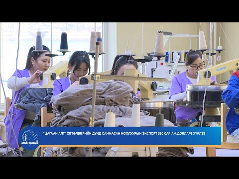 “Цагаан алт” хөтөлбөрийн дүнд самнасан ноолуурын экспорт 330 сая ам.долларт хүрлээ