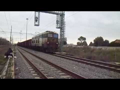 E655.474 sul MRS 58682 Pomezia - Cava Tigozzi, in partenza da Pomezia