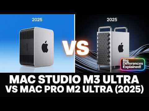 Mac Studio M3 Ultra vs Mac Pro M2 Ultra (2025): Which Mac Reigns Supreme?