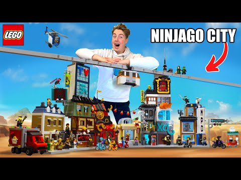 I Built a HUGE LEGO Ninjago City...