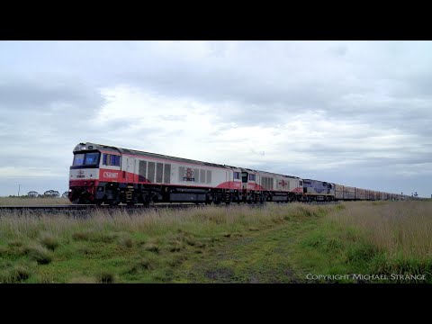 2PM9 SCT Freight Train With 90 Wagons ( 3/9/2021) - PoathTV Australian Trains & Railways