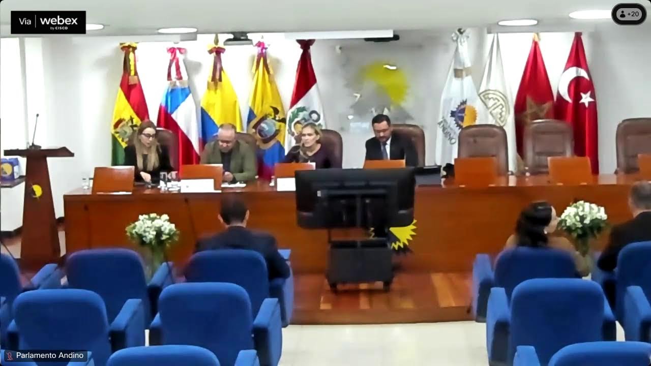 Parlamento Andino: Sesiones Plenarias, 27 de marzo del 2026
