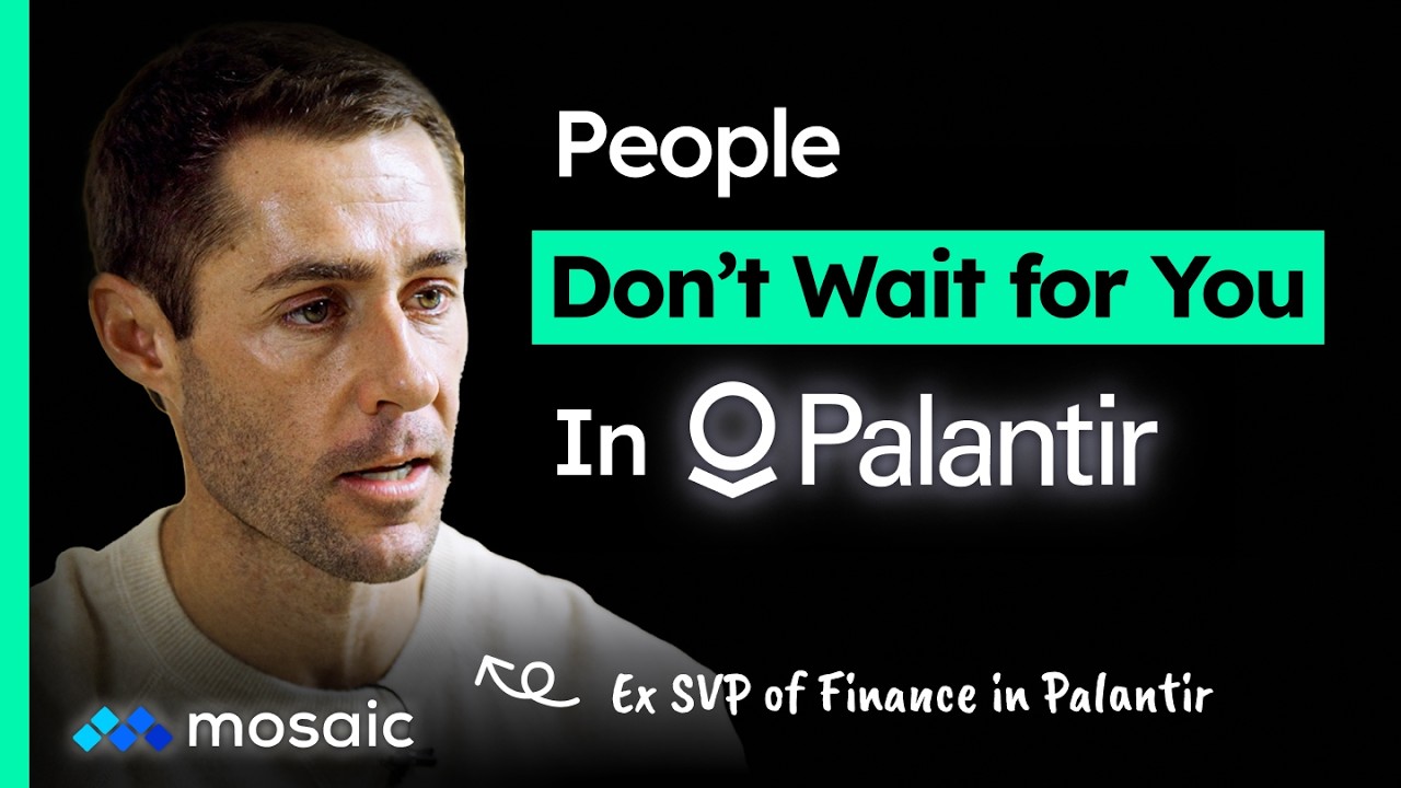 Why I Left Palantir and Faced 50 RejectionsㅣMosaic.Tech, Bijan Moallemi