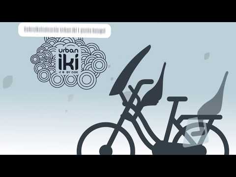 Velo sēdeklis bērniem Urban Iki 213969 uz rāmi