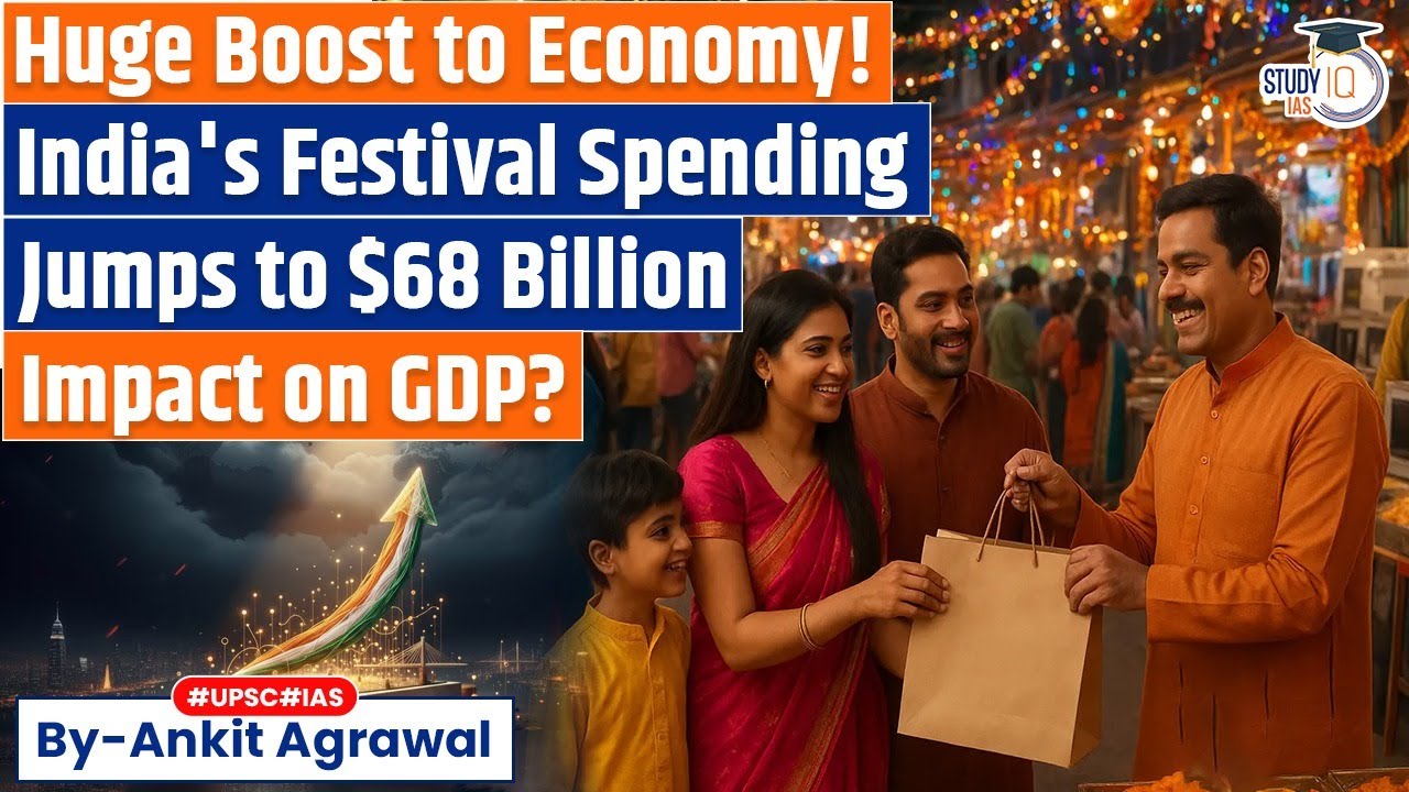 GST cut fuels Rs 6 lakh crore festival shopping boom in India | Ankit Agrawal Study IQ