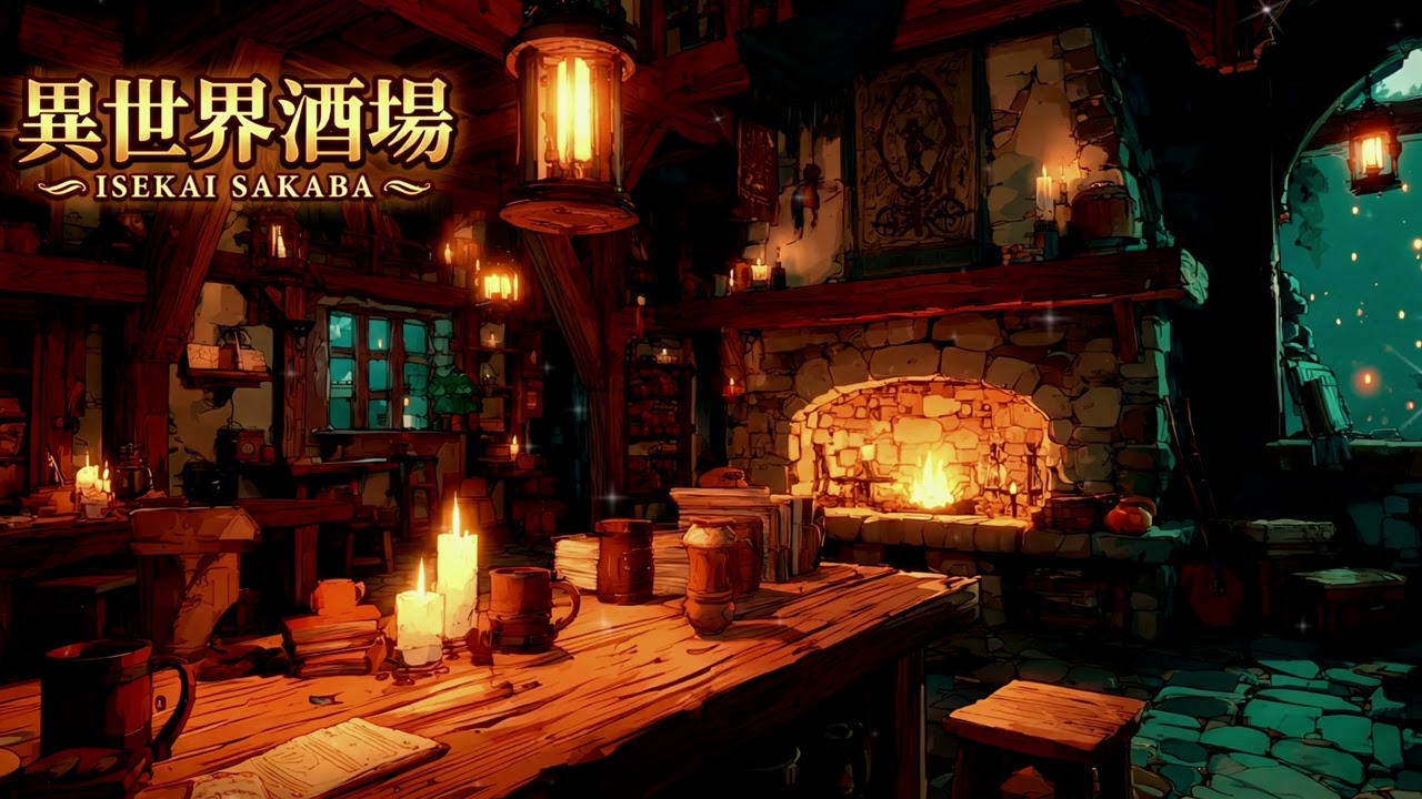 【作業用BGM/ケルト音楽】異世界酒場｜静かな夜に流れるファンタジーBGM